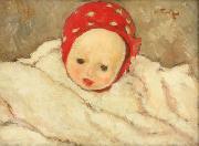 Nicolae Tonitza Cap de copil, ulei pe carton Spain oil painting artist